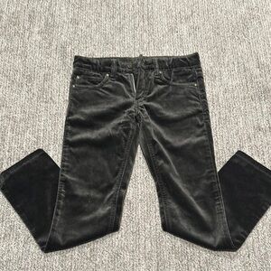 Stylish Black Corduroy Pants